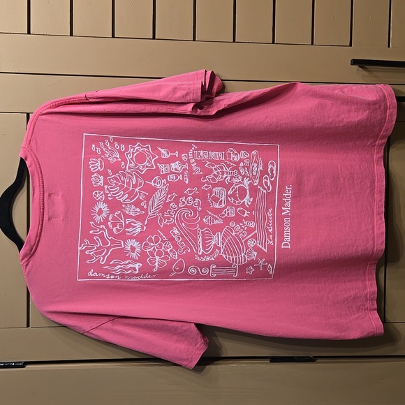 Damson Madder x Anthro Summer From The Sea Oversized Graphic Tee EU Size 14 - Picture 8 of 9